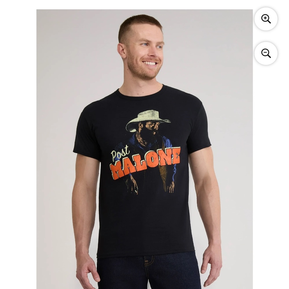 NWT Post Malone Black Graphic T-Shirt